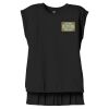 Women's Flowy Muscle Tee With Rolled Cuffs Thumbnail