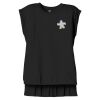 Women's Flowy Muscle Tee With Rolled Cuffs Thumbnail