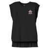 Women's Flowy Muscle Tee With Rolled Cuffs Thumbnail
