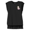 Women's Flowy Muscle Tee With Rolled Cuffs Thumbnail