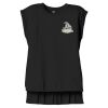 Women's Flowy Muscle Tee With Rolled Cuffs Thumbnail
