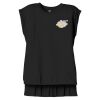 Women's Flowy Muscle Tee With Rolled Cuffs Thumbnail