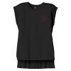 Women's Flowy Muscle Tee With Rolled Cuffs Thumbnail