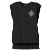 Women's Flowy Muscle Tee With Rolled Cuffs Thumbnail