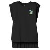 Women's Flowy Muscle Tee With Rolled Cuffs Thumbnail