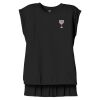 Women's Flowy Muscle Tee With Rolled Cuffs Thumbnail