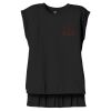 Women's Flowy Muscle Tee With Rolled Cuffs Thumbnail