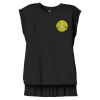 Women's Flowy Muscle Tee With Rolled Cuffs Thumbnail