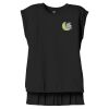 Women's Flowy Muscle Tee With Rolled Cuffs Thumbnail