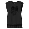 Women's Flowy Muscle Tee With Rolled Cuffs Thumbnail