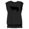Women's Flowy Muscle Tee With Rolled Cuffs Thumbnail