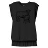 Women's Flowy Muscle Tee With Rolled Cuffs Thumbnail