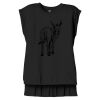 Women's Flowy Muscle Tee With Rolled Cuffs Thumbnail