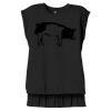 Women's Flowy Muscle Tee With Rolled Cuffs Thumbnail