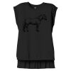 Women's Flowy Muscle Tee With Rolled Cuffs Thumbnail