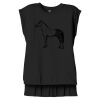 Women's Flowy Muscle Tee With Rolled Cuffs Thumbnail