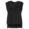 Women's Flowy Muscle Tee With Rolled Cuffs Thumbnail