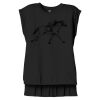 Women's Flowy Muscle Tee With Rolled Cuffs Thumbnail