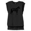 Women's Flowy Muscle Tee With Rolled Cuffs Thumbnail