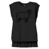 Women's Flowy Muscle Tee With Rolled Cuffs Thumbnail