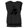 Women's Flowy Muscle Tee With Rolled Cuffs Thumbnail