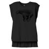 Women's Flowy Muscle Tee With Rolled Cuffs Thumbnail