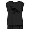 Women's Flowy Muscle Tee With Rolled Cuffs Thumbnail