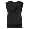 Women's Flowy Muscle Tee With Rolled Cuffs Thumbnail