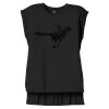 Women's Flowy Muscle Tee With Rolled Cuffs Thumbnail