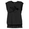 Women's Flowy Muscle Tee With Rolled Cuffs Thumbnail