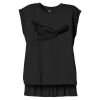 Women's Flowy Muscle Tee With Rolled Cuffs Thumbnail
