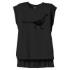 Women's Flowy Muscle Tee With Rolled Cuffs Thumbnail