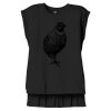 Women's Flowy Muscle Tee With Rolled Cuffs Thumbnail
