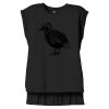Women's Flowy Muscle Tee With Rolled Cuffs Thumbnail