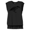 Women's Flowy Muscle Tee With Rolled Cuffs Thumbnail