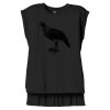 Women's Flowy Muscle Tee With Rolled Cuffs Thumbnail