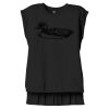 Women's Flowy Muscle Tee With Rolled Cuffs Thumbnail