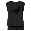 Women's Flowy Muscle Tee With Rolled Cuffs Thumbnail