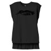 Women's Flowy Muscle Tee With Rolled Cuffs Thumbnail