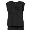 Women's Flowy Muscle Tee With Rolled Cuffs Thumbnail