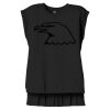 Women's Flowy Muscle Tee With Rolled Cuffs Thumbnail