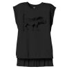 Women's Flowy Muscle Tee With Rolled Cuffs Thumbnail