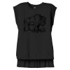 Women's Flowy Muscle Tee With Rolled Cuffs Thumbnail