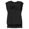 Women's Flowy Muscle Tee With Rolled Cuffs Thumbnail
