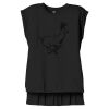 Women's Flowy Muscle Tee With Rolled Cuffs Thumbnail