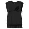 Women's Flowy Muscle Tee With Rolled Cuffs Thumbnail