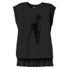 Women's Flowy Muscle Tee With Rolled Cuffs Thumbnail