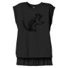 Women's Flowy Muscle Tee With Rolled Cuffs Thumbnail