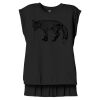 Women's Flowy Muscle Tee With Rolled Cuffs Thumbnail