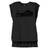 Women's Flowy Muscle Tee With Rolled Cuffs Thumbnail